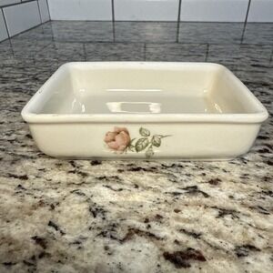 Vintage Johann Haviland‎ Bavaria Germany Moss Rose Trinket Box/Soap Dish #534